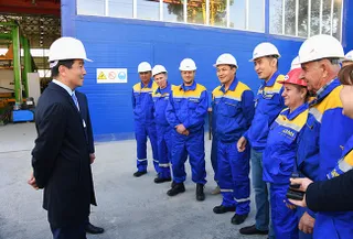 Капитал - В Алматы запущено производство железнодорожных шпал