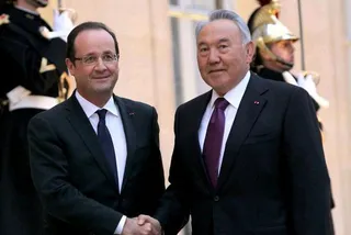 Капитал - Франсуа Олланд прибыл в РК с государственным визитом