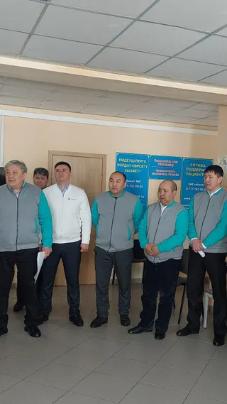 Капитал - Представители партии AMANAT встретились с работниками Улытауской районной больницы