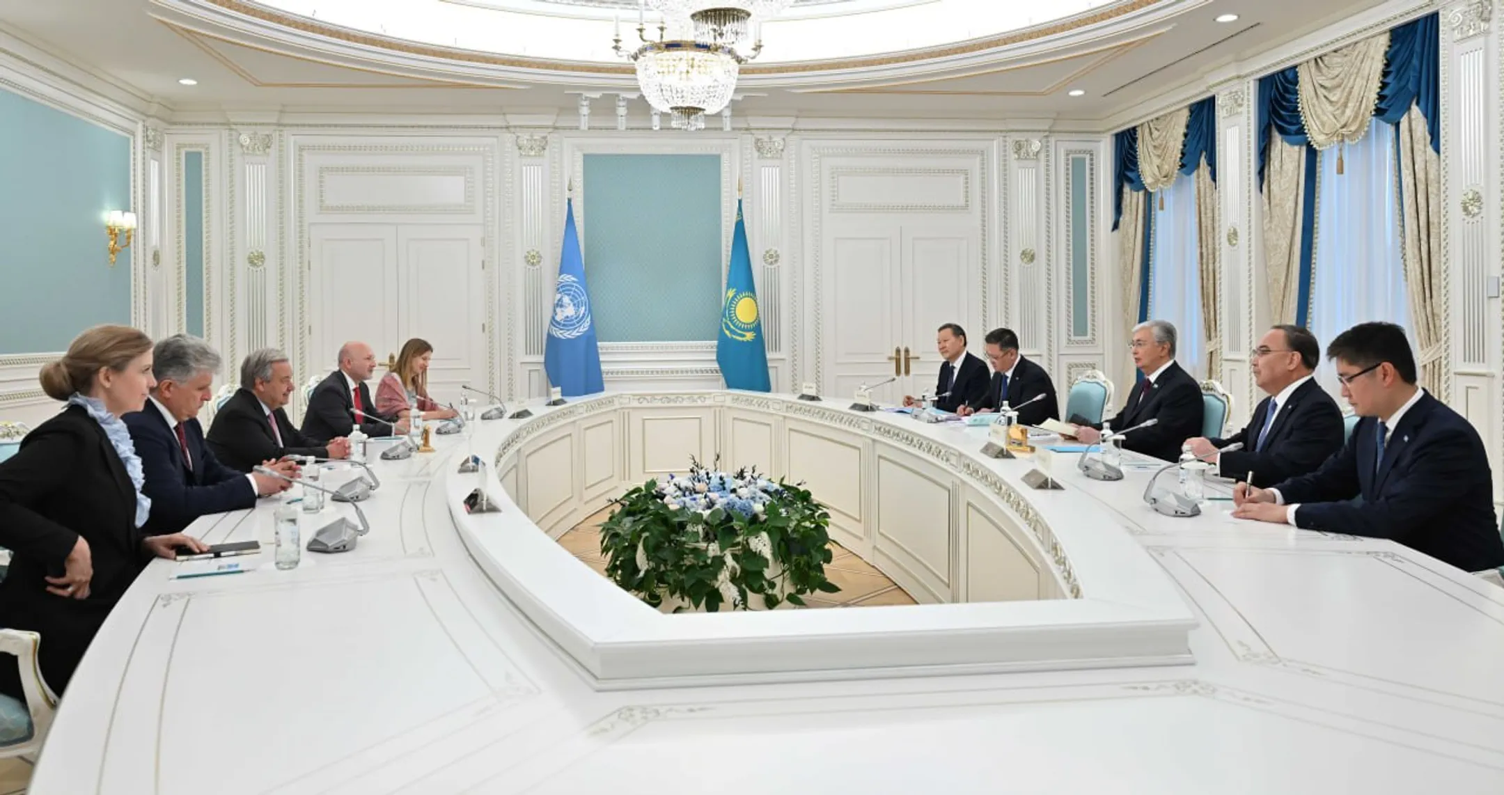 Президент провел переговоры с Генеральным секретарем ООН - Image Kapital.kz