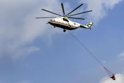 В Алматы горят складские помещения