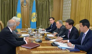 Капитал - Нурсултан Назарбаев встретился с Кристин Лагард