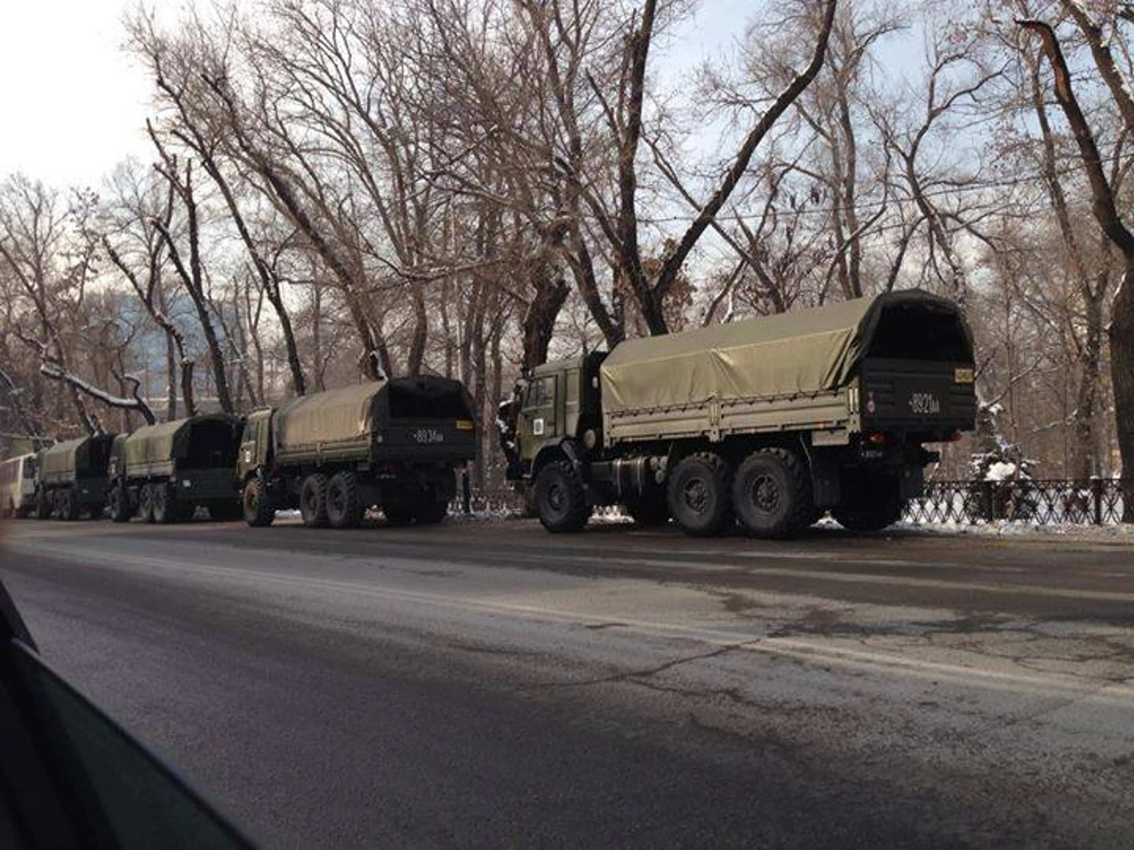 Капитал - В Алматы скапливается военная техника