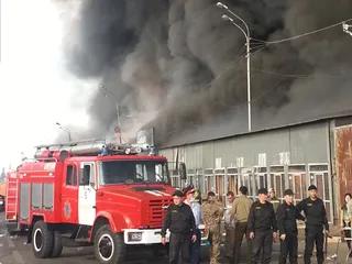 Капитал - В Алматы горит рынок Олжа