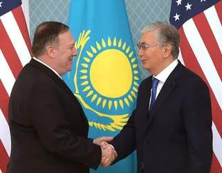 Капитал - Глава Казахстана встретился с Госсекретарем США