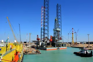 Капитал - В Мангистауской области вывели из дока буровую установку