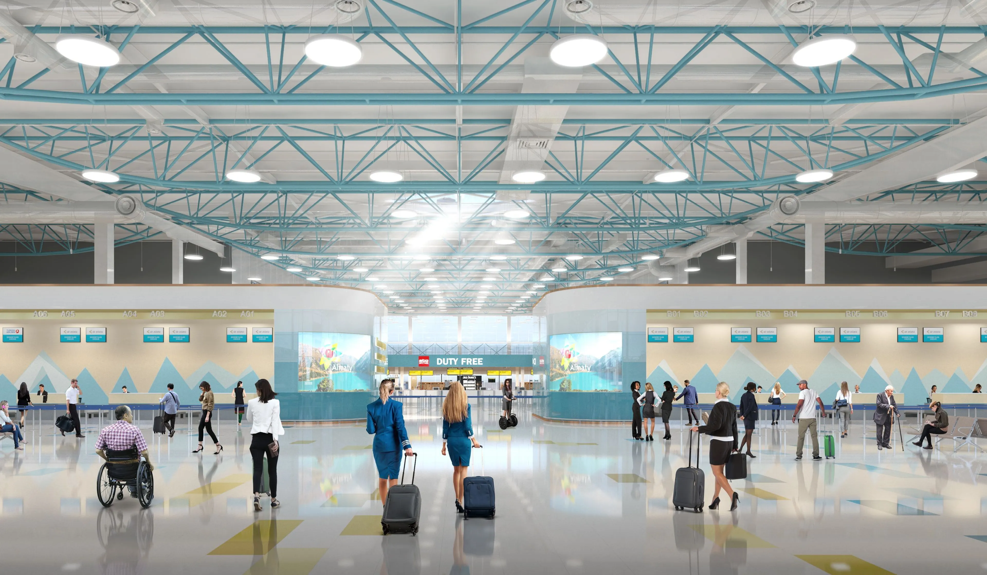 Капитал - Представлены эскизы нового терминала аэропорта Алматы