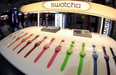 Продажи Swatch достигли трехлетнего рекорда