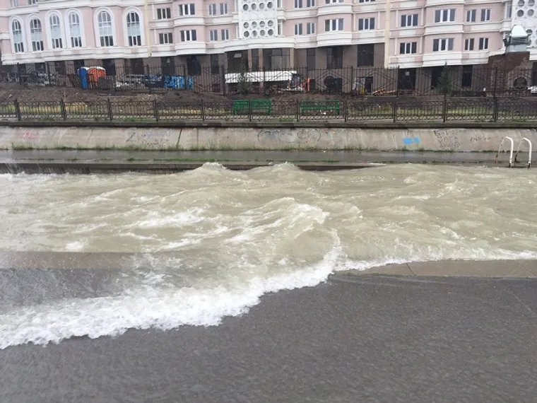 Капитал - Река Большая Алматинка выходит из берегов