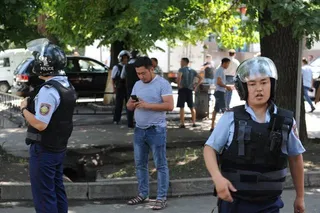 Капитал - Ликвидирован один подозреваемый в стрельбе в районе Алмалинского РУВД. Фото