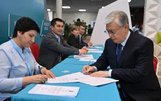 Капитал - Касым-Жомарт Токаев проголосовал на референдуме