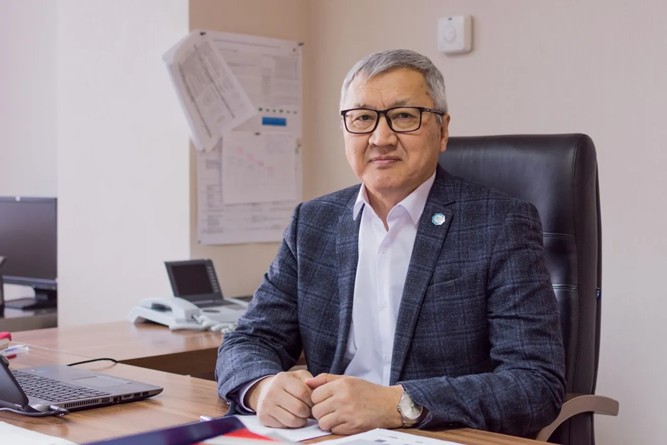 На фото: главный директор по трансформации бизнеса Центра по трансформации бизнеса АО «KEGOC» Хабибулла Казиев