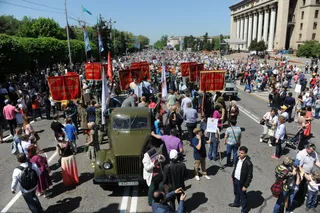 Капитал - По улицам Алматы и Астаны прошел «Бессмертный полк»