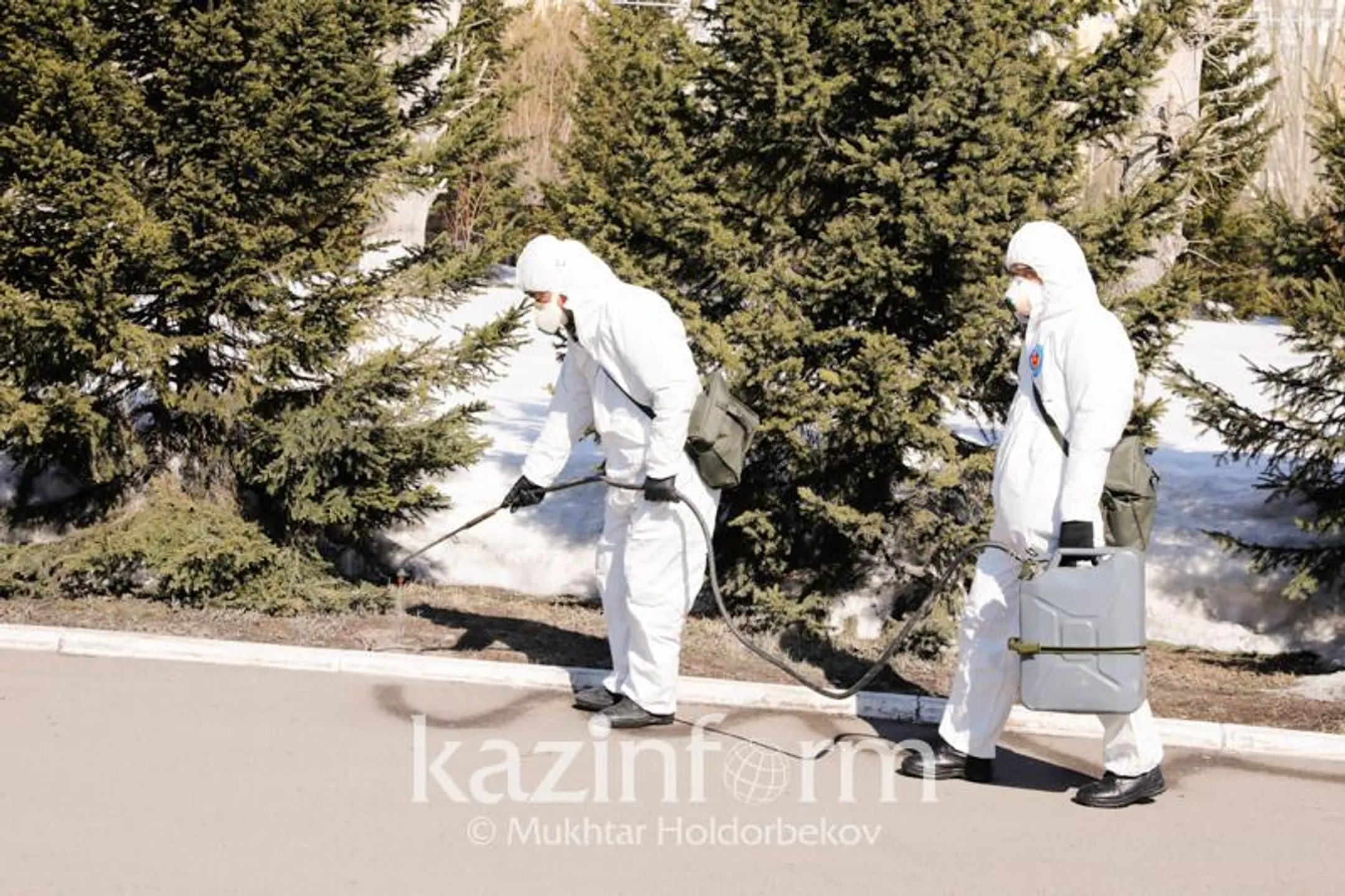 Как проводятся дезинфекционные работы в районах Нур-Султана - Image Kapital.kz