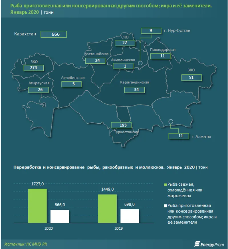 Рынок переработанной рыбы более чем наполовину удерживают импортеры - фото kapital.kz
