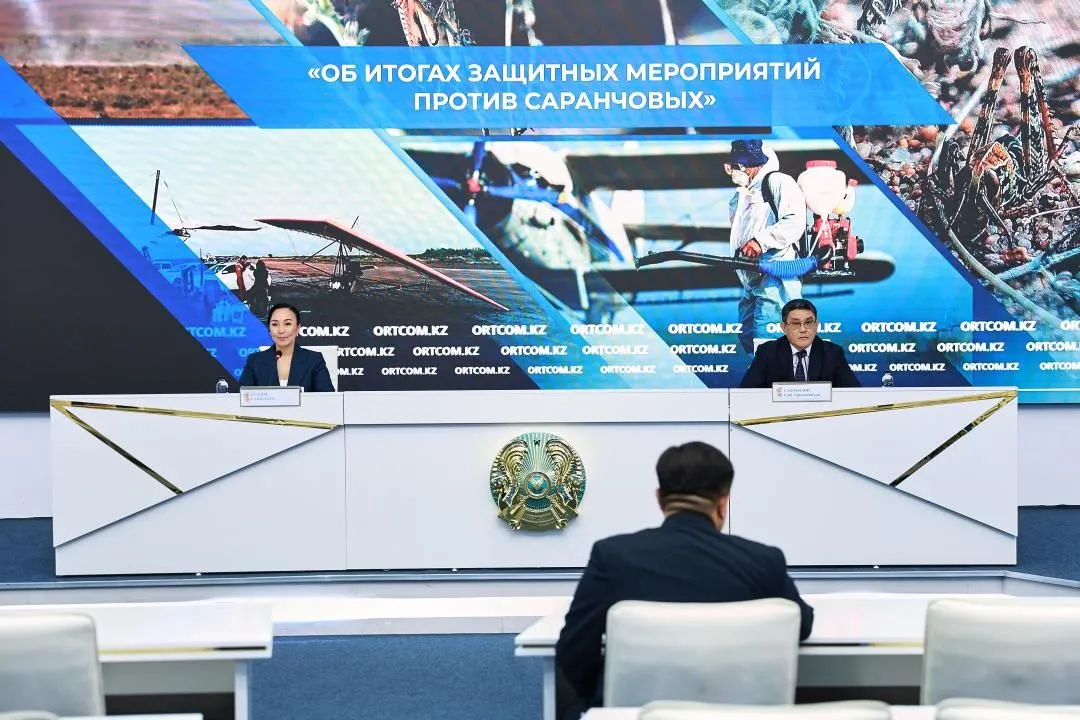 Против саранчовых вредителей в Казахстане обработано 2,7 млн га сельхозугодий 