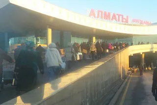 Капитал - К аэропорту Алматы были стянуты все экстренные службы