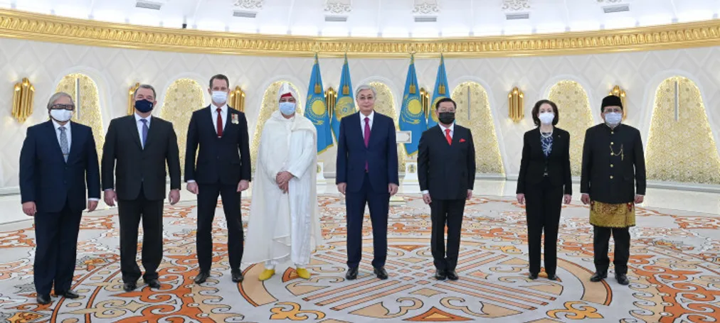 Капитал - Президент РК принял верительные грамоты у послов 7 стран