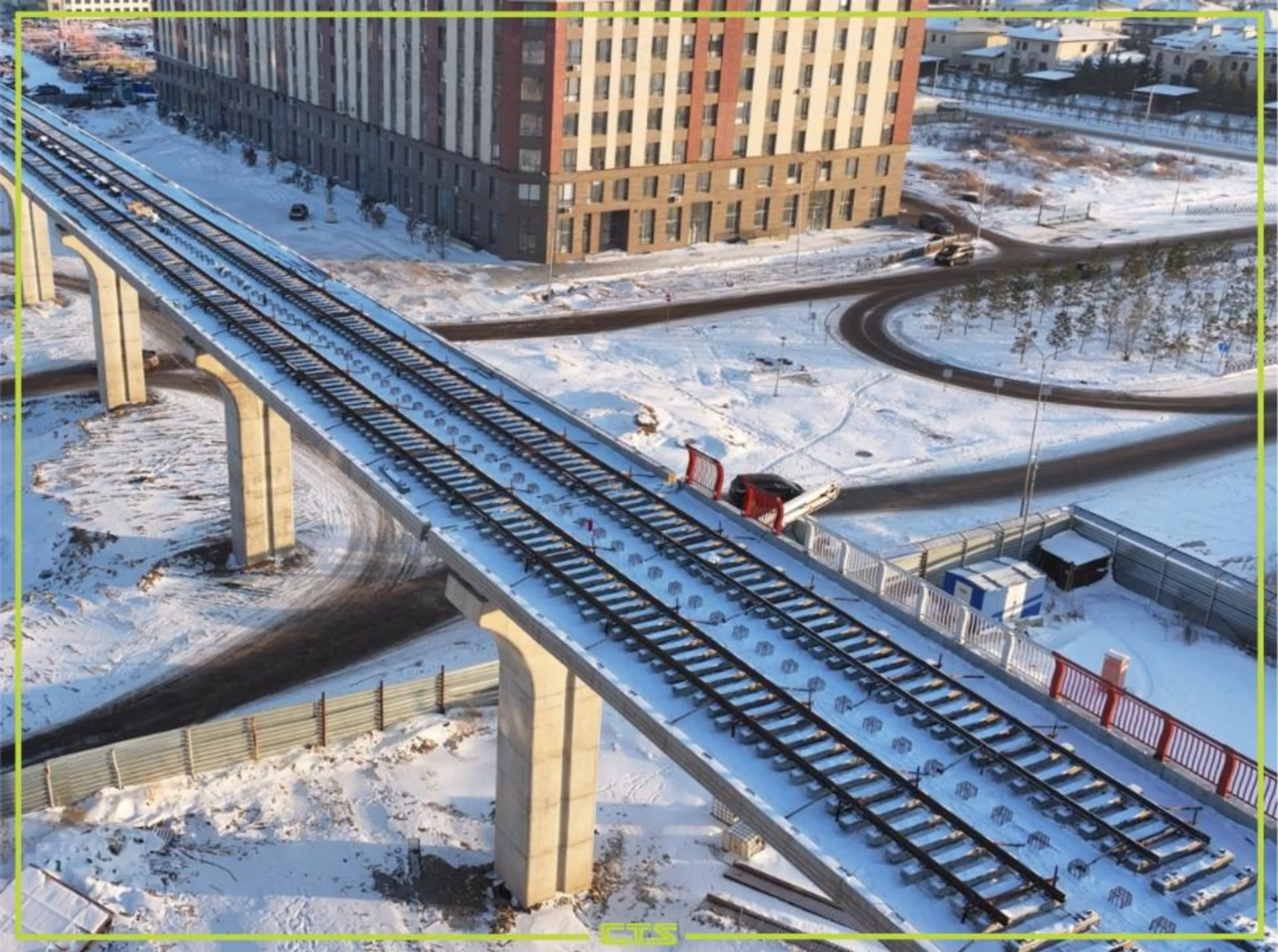 Капитал - На одном из участков LRT проложили полкилометра рельсов