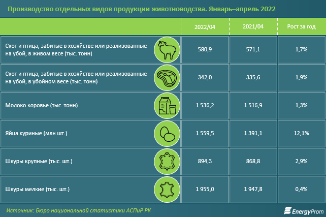 Производство куриных яиц выросло на 12,1% за год 1398295 - Kapital.kz 