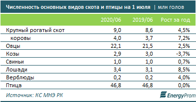 Валовой выпуск в сфере животноводства составил 1,2 трлн тенге  389108 - Kapital.kz 