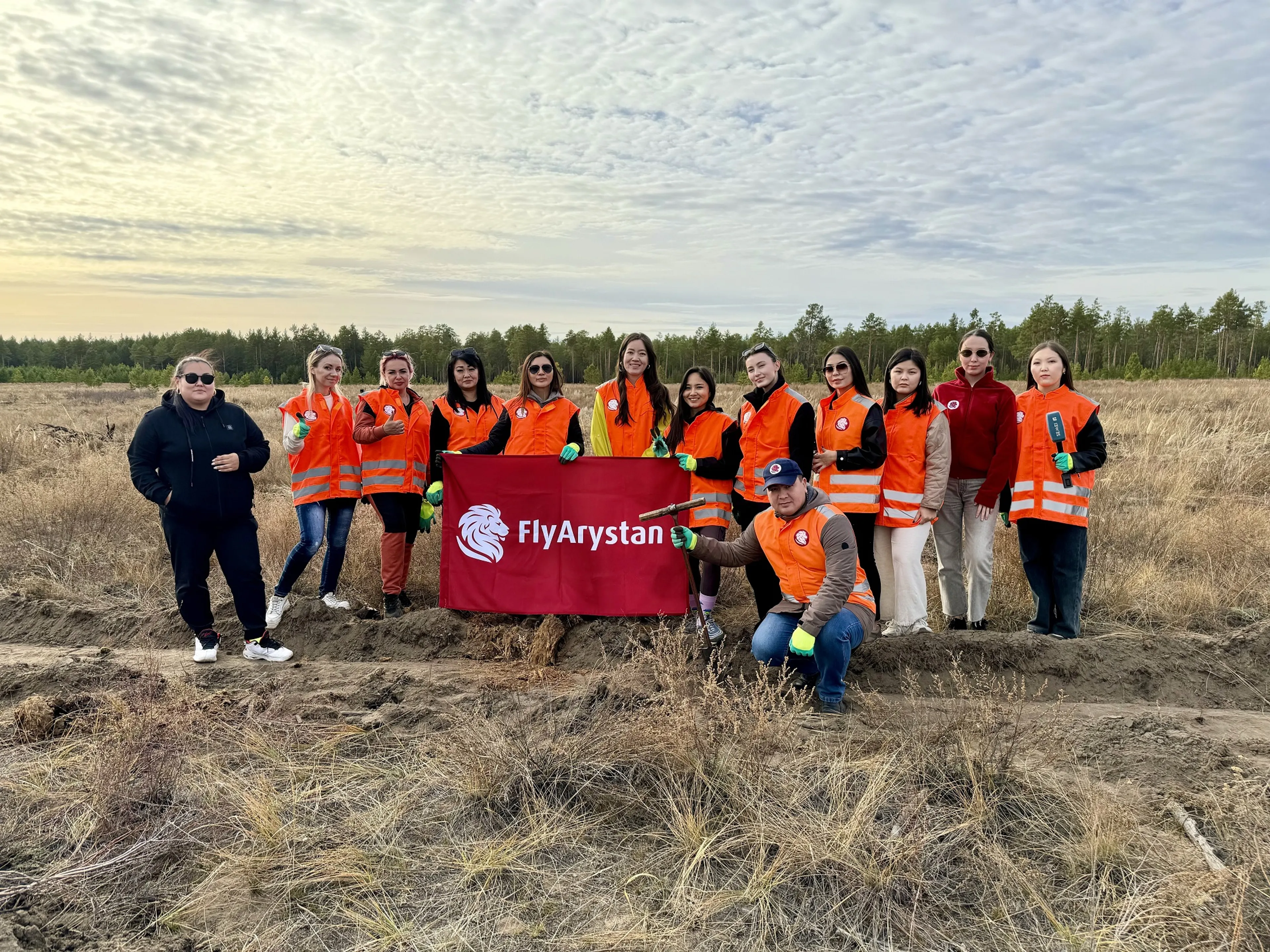 Капитал - FlyArystan завершает третий этап проекта по восстановлению леса в области Абай