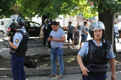 Ликвидирован один подозреваемый в стрельбе в районе Алмалинского РУВД. Фото