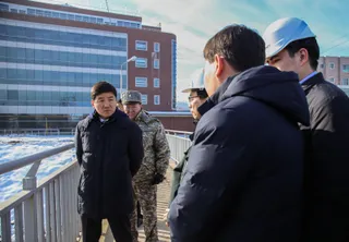 Капитал - В Алматы укрепляют русло реки Есентай