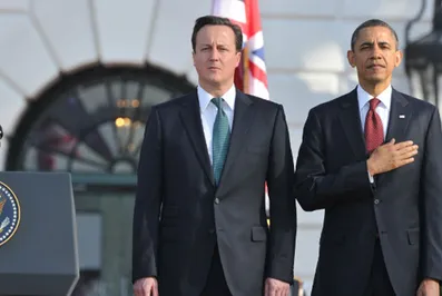 Обама и Кэмерон будут противостоять России