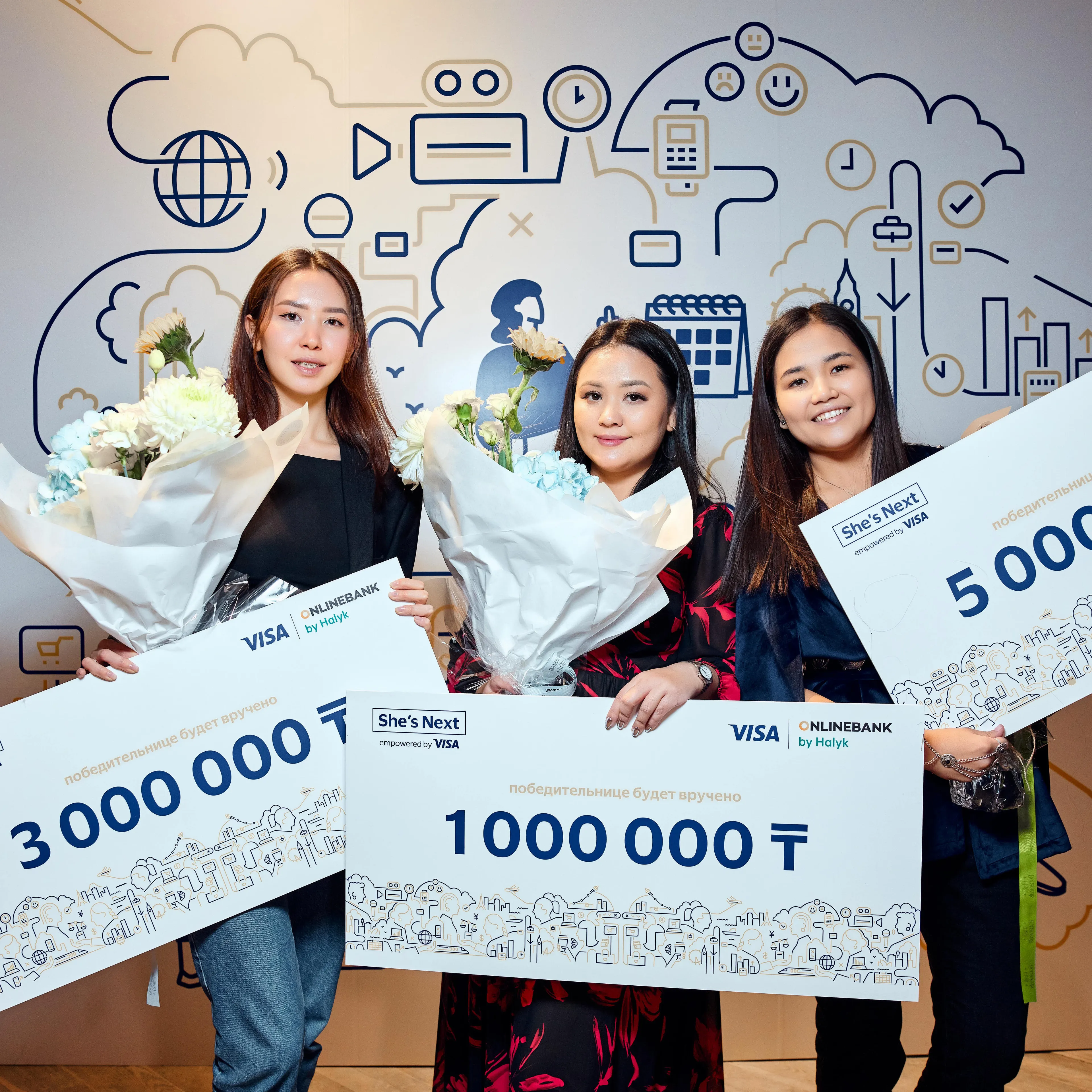 Капитал - Visa и Halyk Bank объявили победительниц марафона «Бизнес-лидерство»