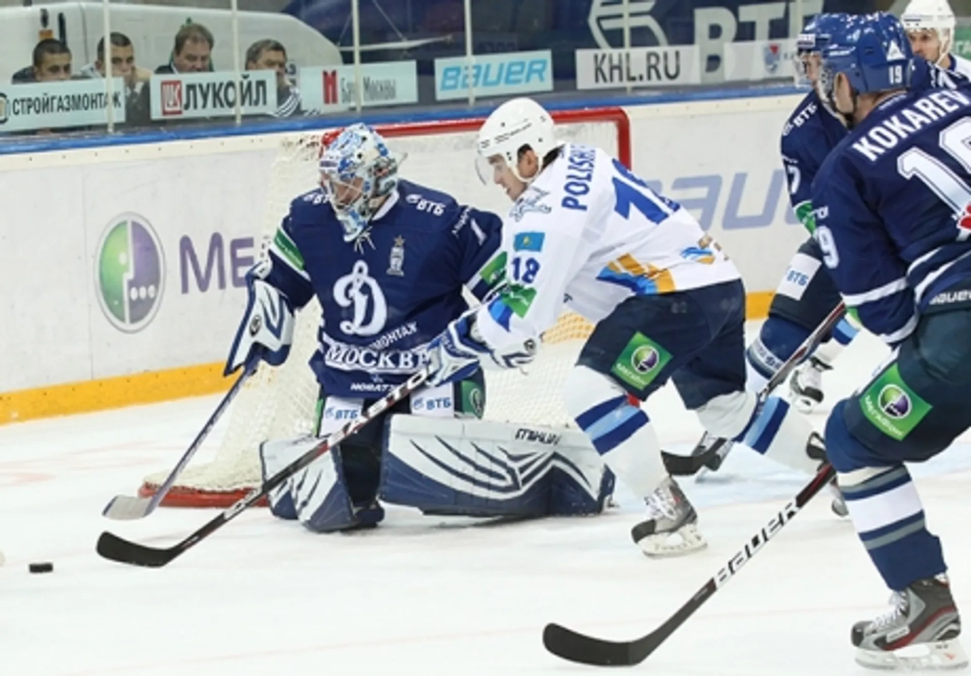 Капитал - «Барыс» сыграет с московским «Динамо» в Балашихе