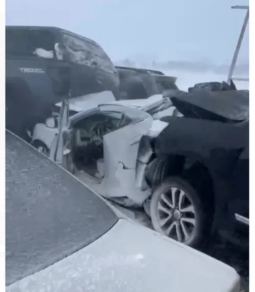 Капитал - КазАвтоЖол: На трассе Астана-Петропавловск столкнулись 95 авто