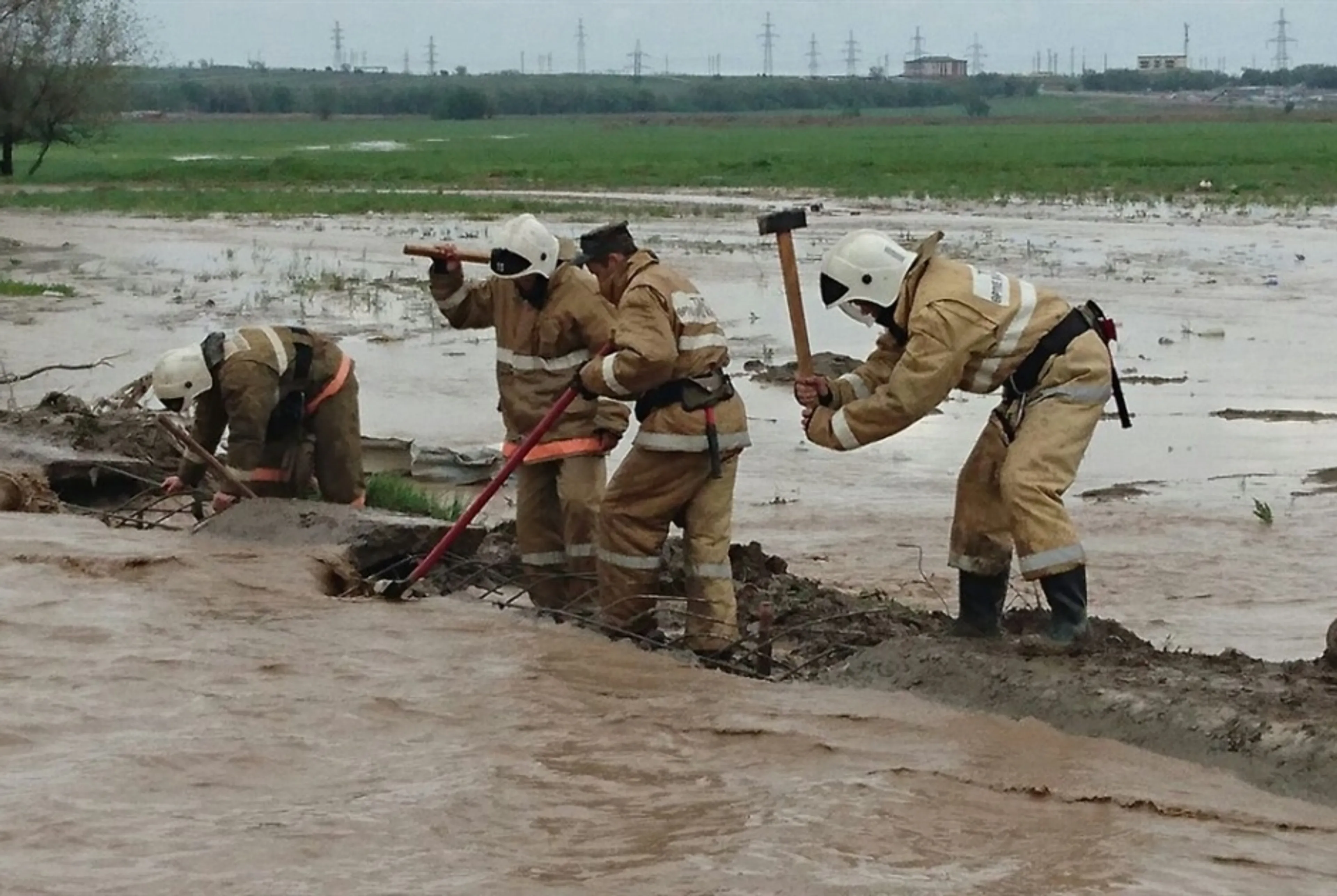 Капитал - Река Каргалы вновь выходит из берегов