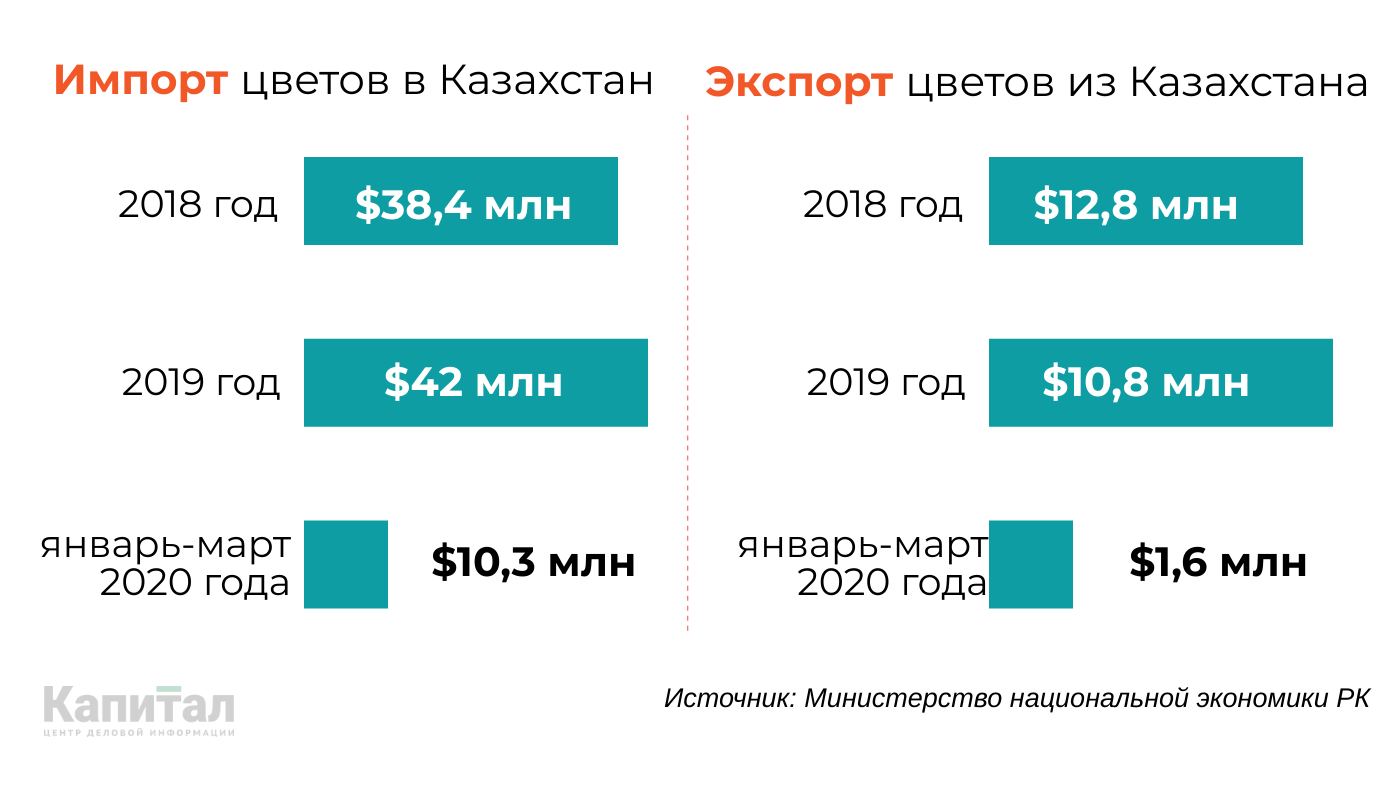 Игроки цветочного рынка подсчитали убытки 370930 - Kapital.kz 