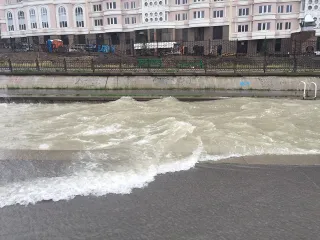 Капитал - Река Большая Алматинка выходит из берегов