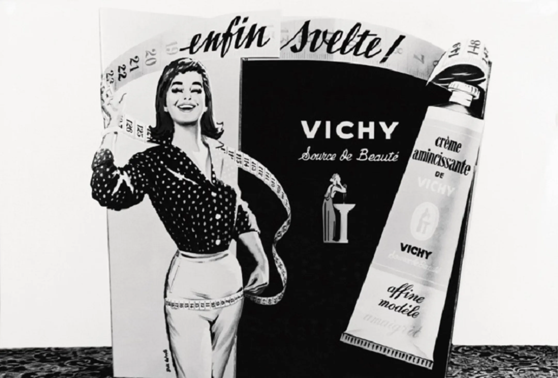 Реклама крема для похудания Vichy