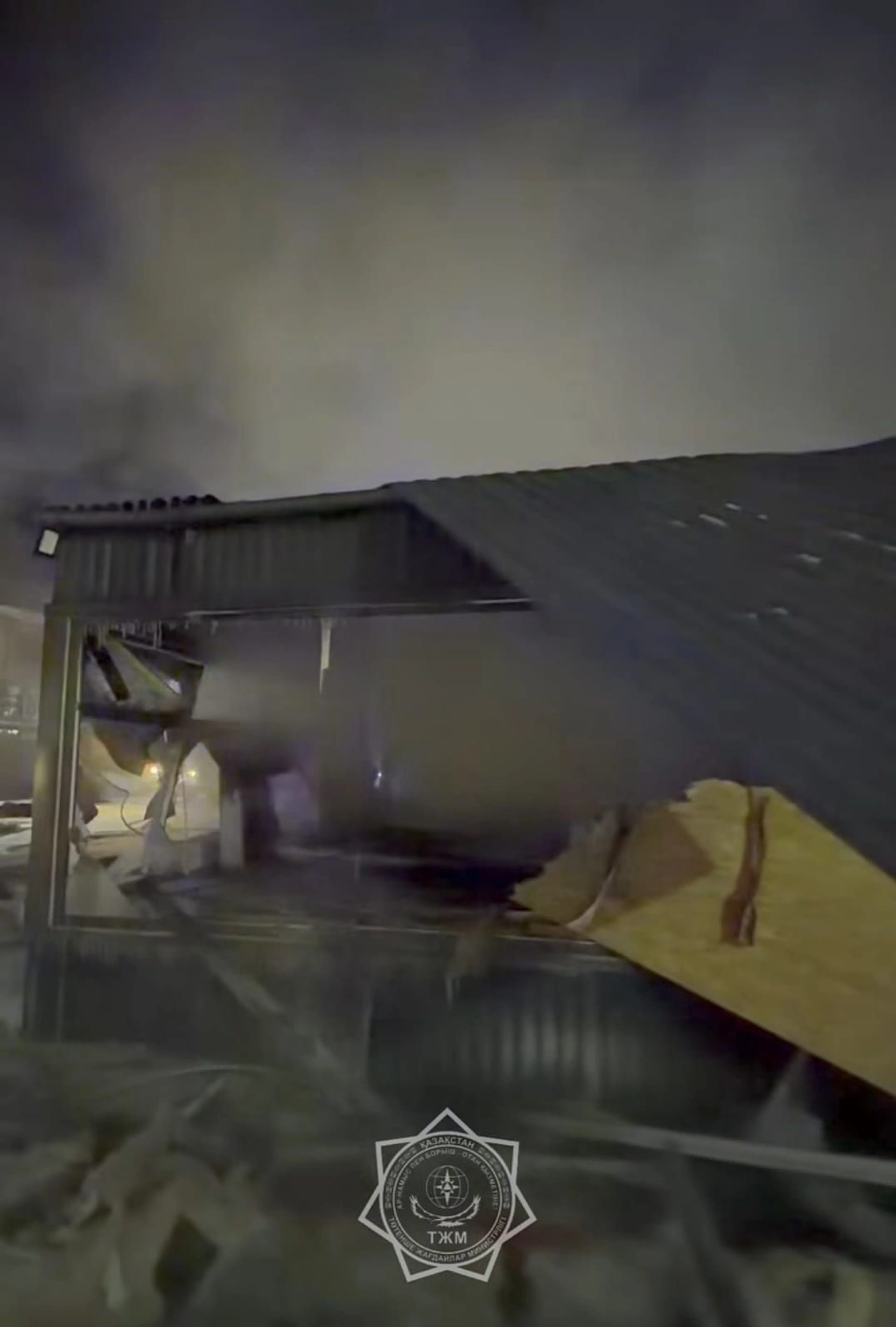 Скрин из видео акимата Акмолинской области 