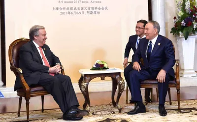 Нурсултан Назарбаев провел встречу с Генсекретарем ООН