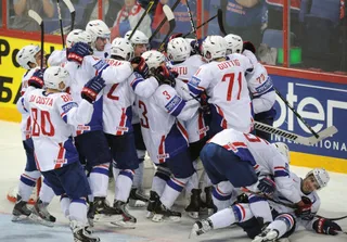 Капитал - В Минске прошли матчи очередного игрового дня ЧМ по хоккею