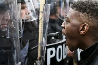 Капитал - Балтимор охватили массовые беспорядки