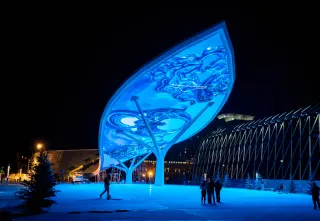 Капитал - Актюбинская область подарила Астане «Стену мира»