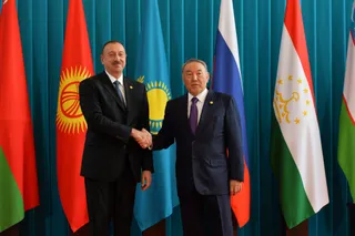 Капитал - Нурсултан Назарбаев поздравил Ильхама Алиева с победой