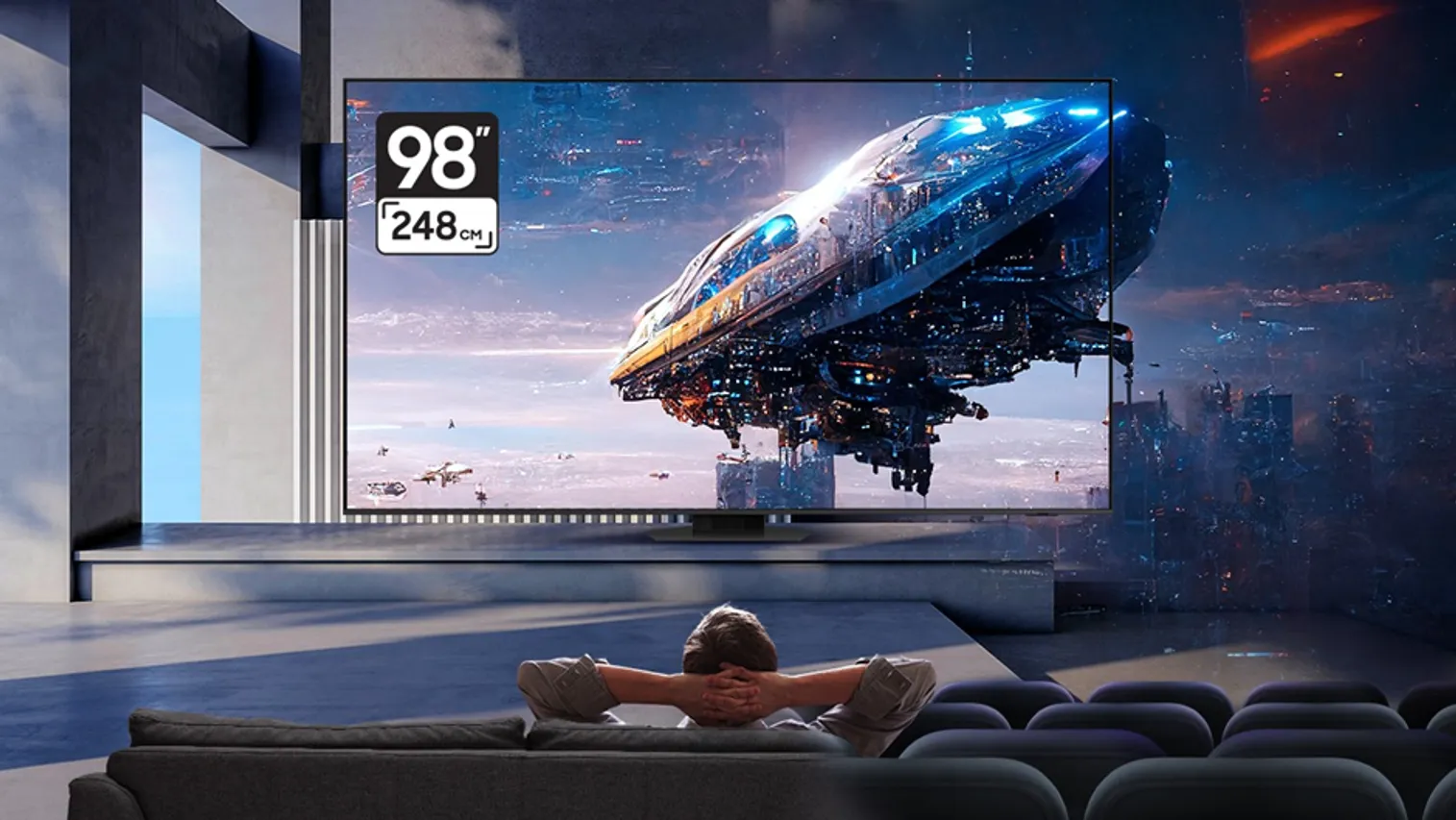 Супербольшой телевизор Samsung 98’’ QLED Q80C уже в продаже - фото kapital.kz