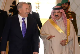 Капитал - Президент РК встретился с королем Бахрейна