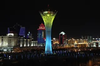 Капитал - В Астане представлено уникальное световое шоу