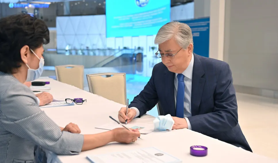 Капитал - Президент принял участие в выборах депутата мажилиса от АНК