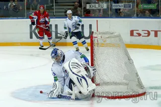 Капитал - «Барыс» проиграл «Локомотиву» в чемпионате КХЛ
