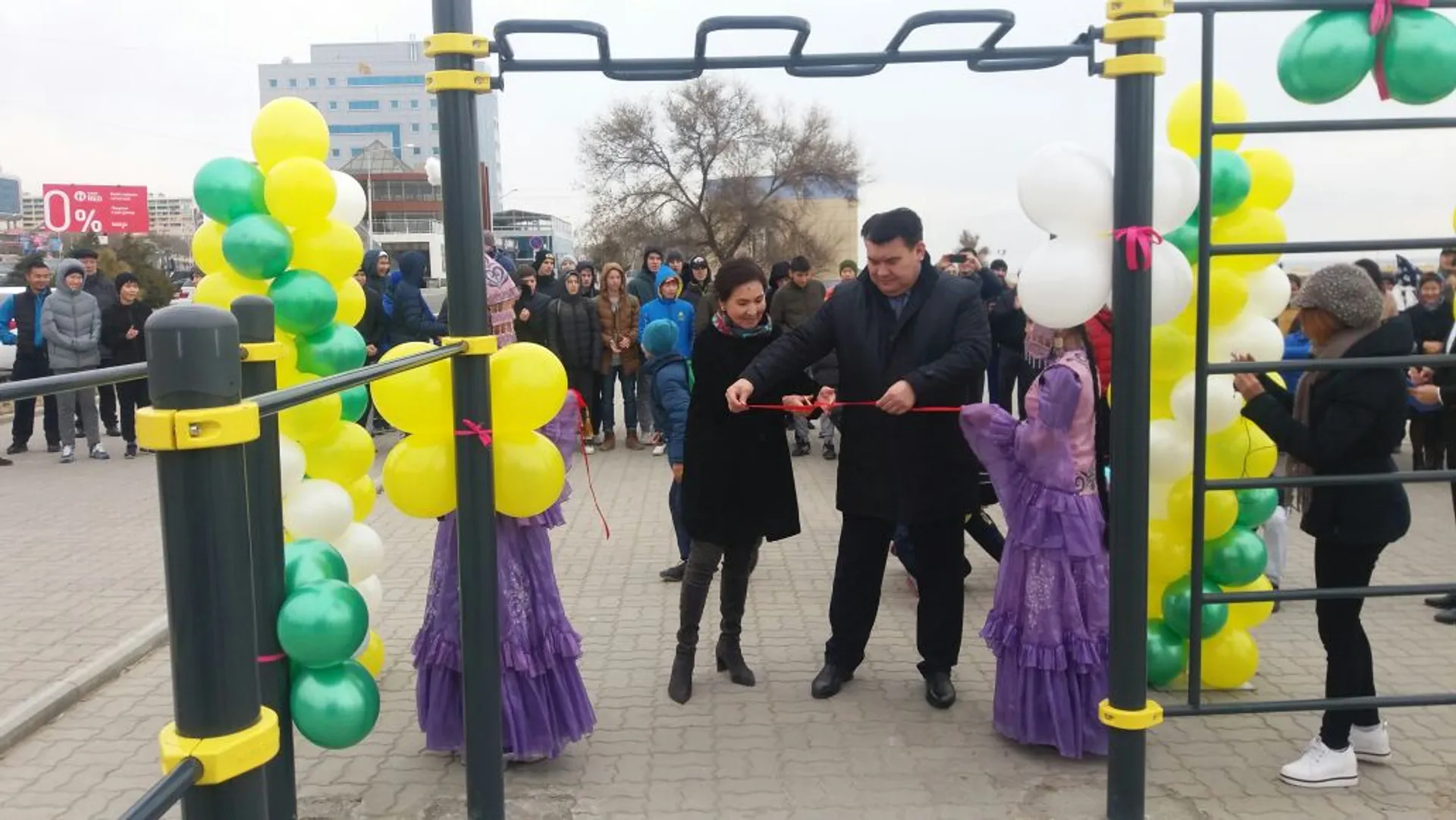 Капитал - Банк Астаны открыл спортивно-оздоровительную площадку в Западном Казахстане