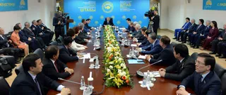 Капитал - Нурсултан Назарбаев посетил предвыборный штаб