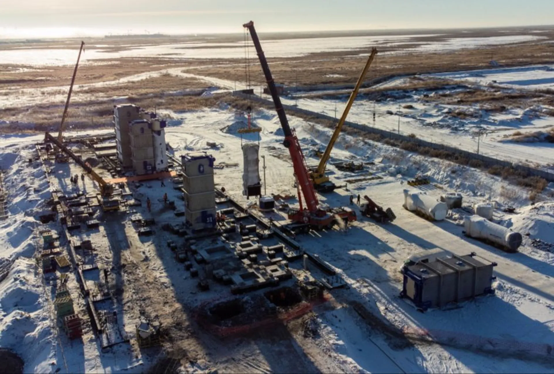 Капитал - В Астане строят станцию питьевой воды и газовые тепловые станции